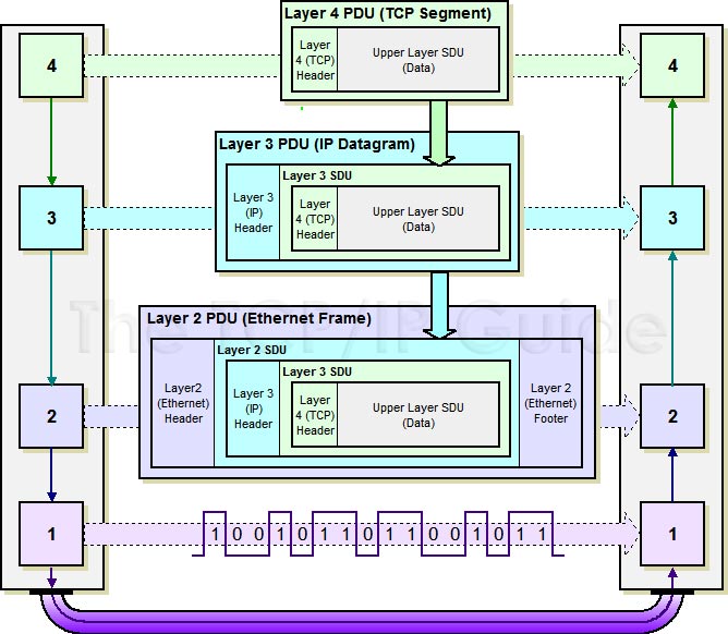 اجزا وب - روش کار پروتکل TCP/IP